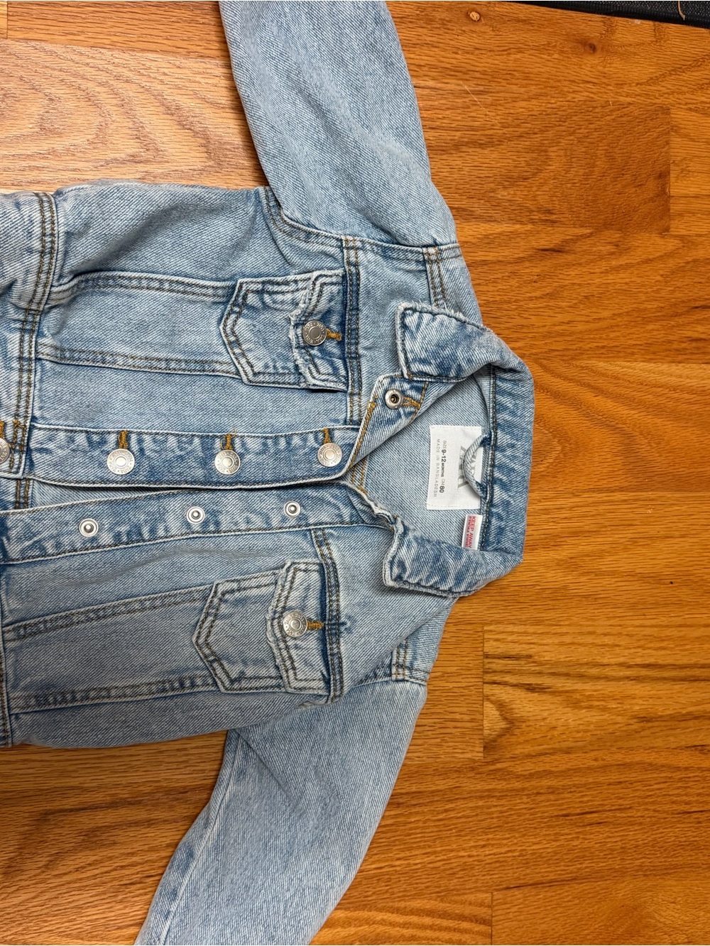 Zara Light Blue Kids Denim Jacket
